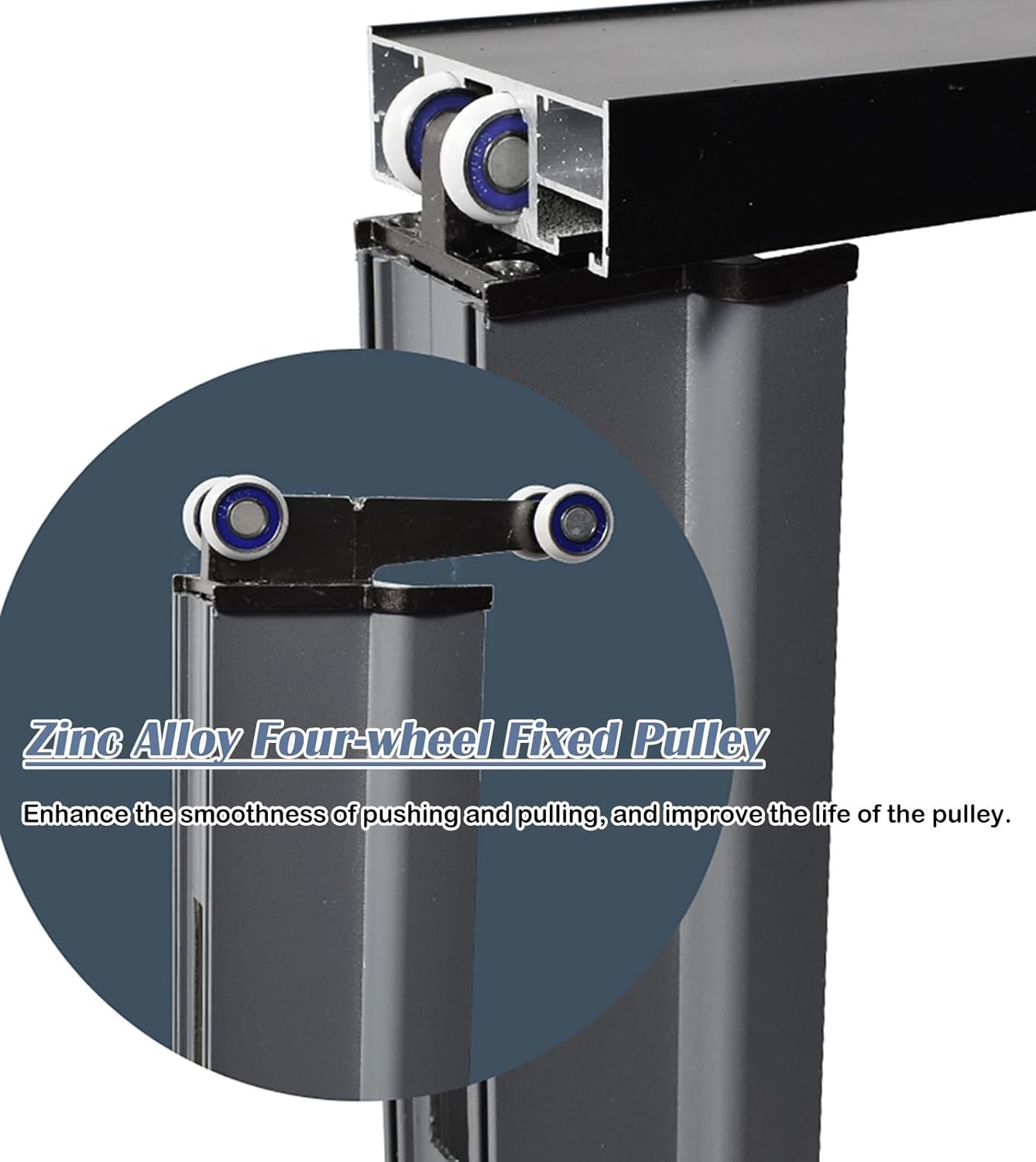 Folding Accordion Single Door Magnetic Screen