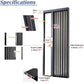 Folding Accordion Single Door Magnetic Screen