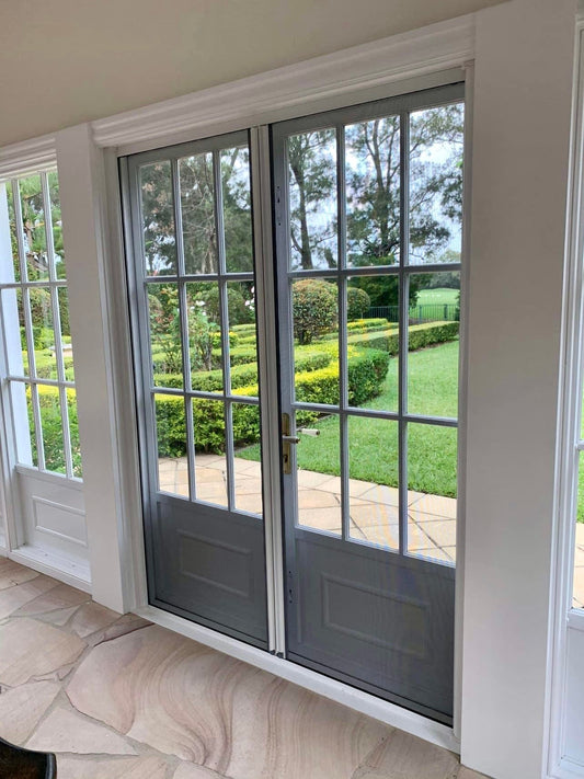 Double Door Retractable Fly Screen