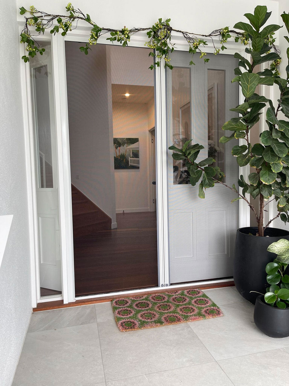 Double Door Retractable Fly Screen