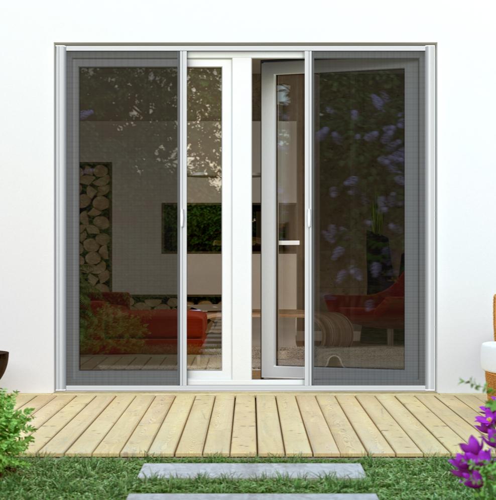 Double Door Retractable Fly Screen