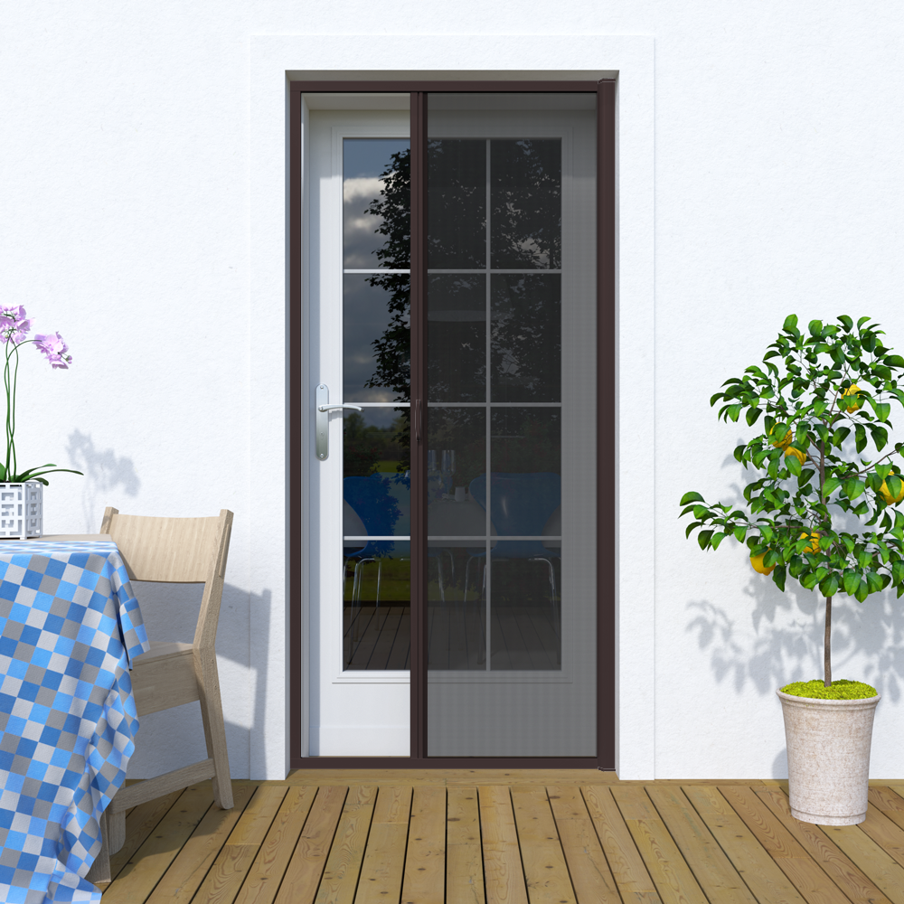 Single Door Retractable Fly Screen